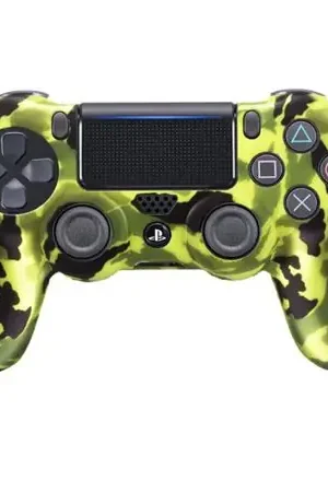 Funda para Mando PS4 Dualshock Verde Claro Camuflado Ordine In Blocco