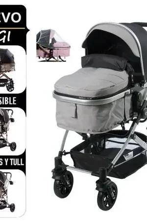 Coche de Lujo Moises Bigi con Tull gris - 141gr Scelto Dai Clienti