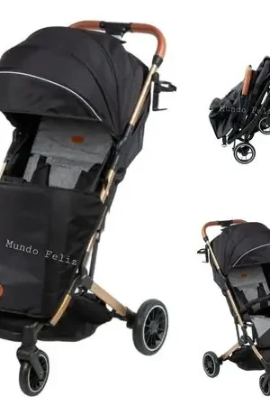 COCHE PARA BEBE PLEGABLE MALETA CON CUBREPIES NEGRO - MALETANEGRO Subito Disponibile