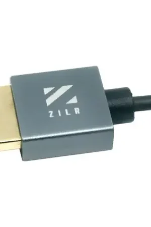 ZILR Cable HDMI Seguro Ultra Delgado de Alta Velocidad con Ethernet (19.7\\ Pagamento Sicuro