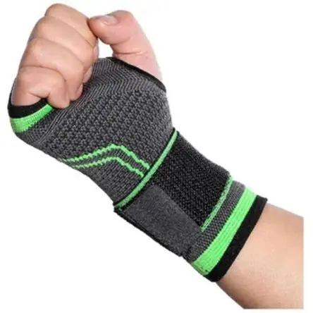 1 Muñequera Deportiva Elástica de Compresión Ajustable Velcro Multicolor Non Perdere