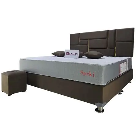 Vendita Finale DORMITORIO KAMAS KING SARKI + CABECERA AÉREA MOKI - CHOCOLATE Marrón