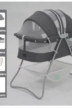 Acquista Ora Cuna Portátil Plegable Para Bebé »DOLLY» GREY
