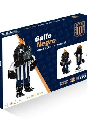 Promo Stagionale Gallo Negro Mascota Armable 3D