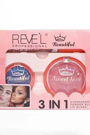 3 EN 1 SET MAQUILLAJE BEAUTIFUL TONO 5 Professionale