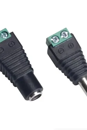 10 Pares Conector Hembra Macho DC para Cable de Camara CCTV Tiras Led Nuovo Arrivo