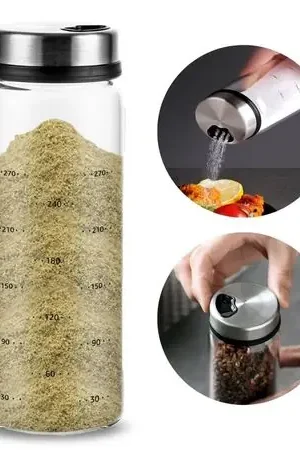 Condimentero de Borosilicato Tapa de Acero S1  4750001 Premium