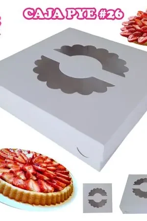 100 Cajas de Pye de 26 cm. para Repostería Saldi
